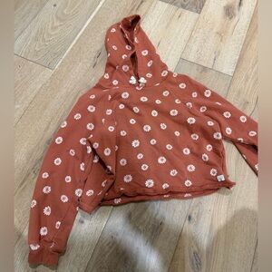 Billabong Terracotta Hoodie with White Accents